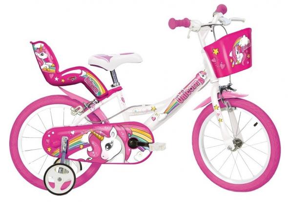 DINO Bikes DINO Bikes - Detský bicykel 14" 144 RUN Jednorožec 2019 - Bicykel