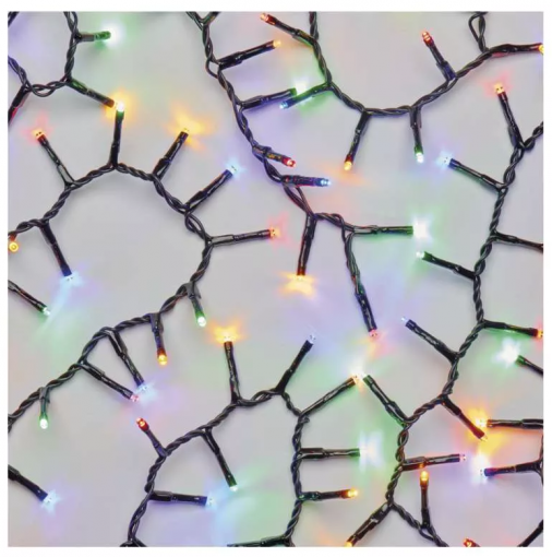 Emos LED vianočná reťaz – ježko 8m, vonkajšia aj vnútorná, multicolor, časovač - Vianočné osvetlenie