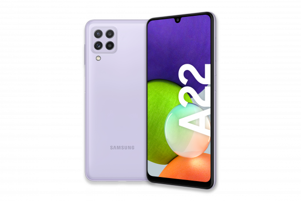 Samsung Galaxy A22 128GB Dual SIM fialový - Mobilný telefón