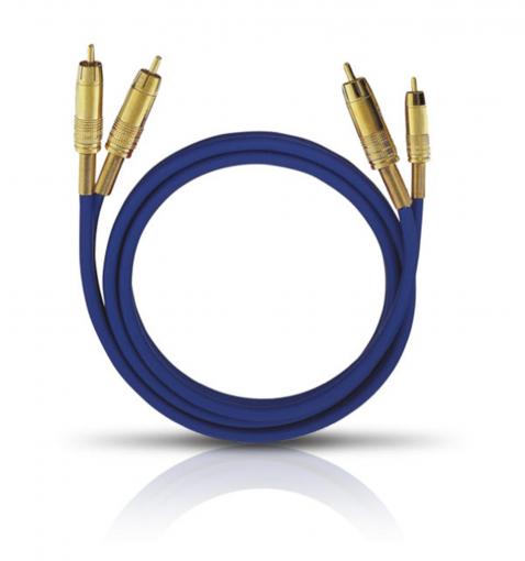 Oehlbach NF 1 Master blue 1m - Kábel 2xCinch