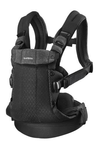 BABYBJÖRN Nosič Harmony Black 3D mesh, do 15 kg