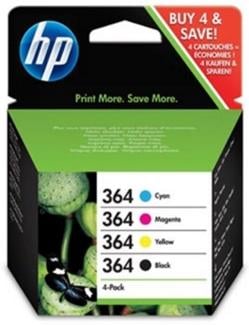 HP 364 combo pack CMYK - Náplne pre tlačiareň