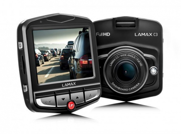 Lamax C3 čierna - Autokamera