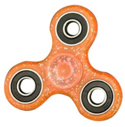 SPINNER perleťovo lesklý oranžový - Fidget Spinner