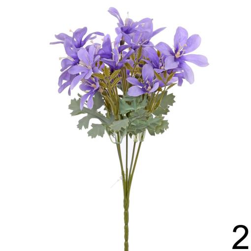 Kytica kvietky TMAVOMODRÁ 30cm - Umelé kvety