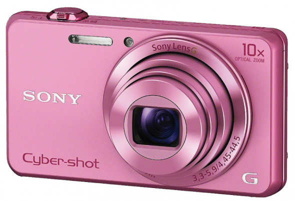 Sony Cyber-Shot DSC-WX 220P ružový vystavený kus - Digitálny fotoaparát