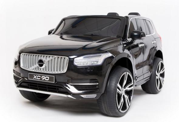 BENEO Volvo XC90, čalúnené sedadlo, 2,4 GHz DO, kľúč, 2X MOTOR, Dvojmiestne, čierne, USB, SD karta,  - Elektrické autíčko