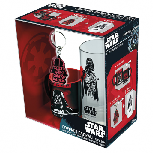 Darčekový set Star Wars – Darth Vader - Pohár+hrnček+kľúčenka