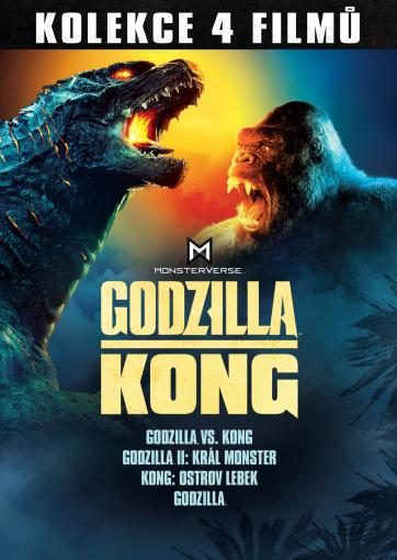 Godzilla a Kong kolekcia (4DVD) - DVD kolekcia