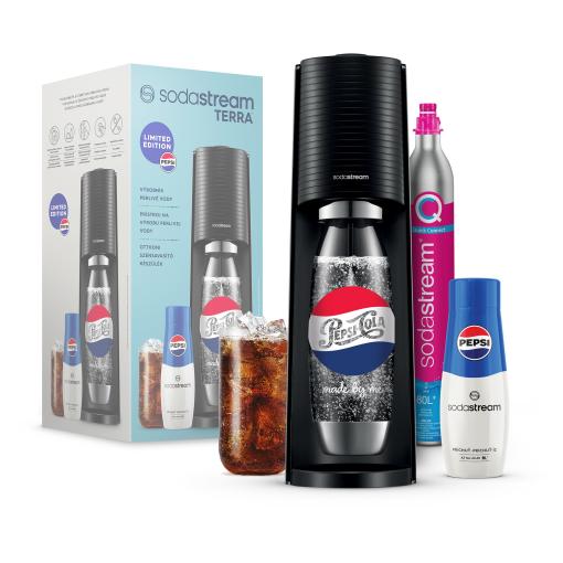 SodaStream Terra Black Pepsi Mpack - Výrobník sódy