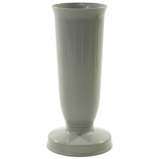 Florasystém - Váza so záťažou 26cm šedá