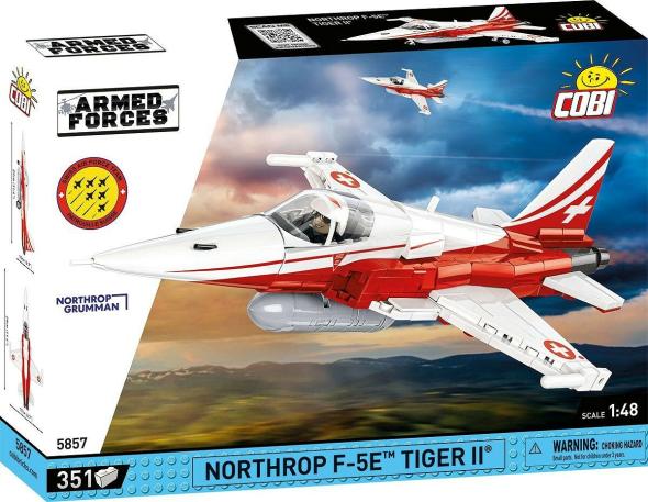 Cobi Cobi Northrop F-5E TIGER II Patrouille Suise, 1:48, 320 k