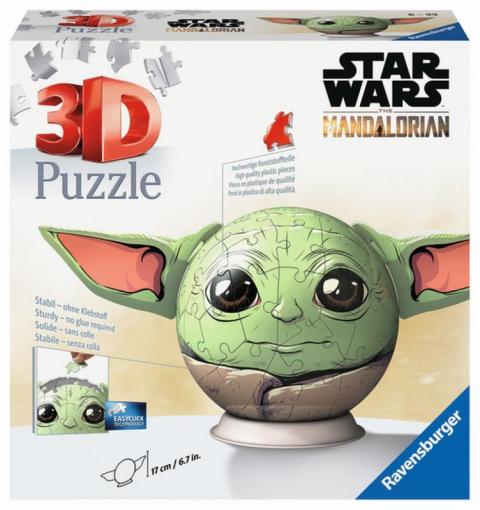 Ravensburger Puzzle-Ball Star Wars: Baby Yoda s ušami 72 dielikov