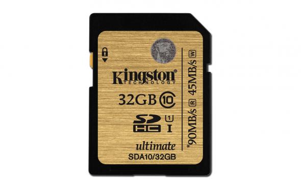 Kingston SDHC 32GB class 10 UHS-I Ultimate (r90MB,w45MB) - Pamäťová karta SD