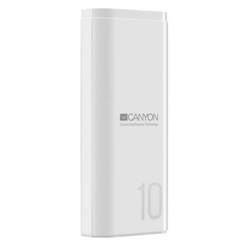 Canyon PB-103 USB-C 10000mAh biely - Power bank polymérový