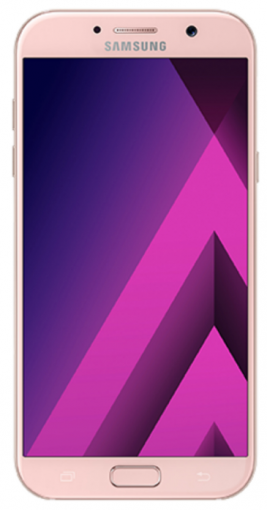 Samsung Galaxy A3 2017 ružový vystavený kus - Mobilný telefón