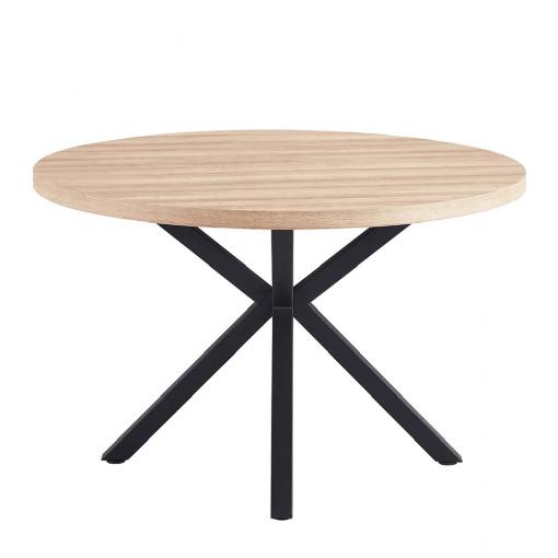 MEDOR DS/CI - Jedálenský stôl, dub sonoma/čierna