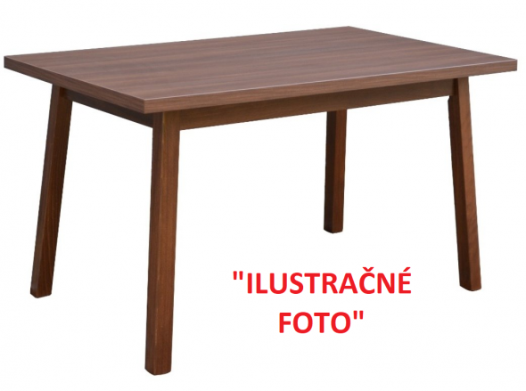 LEO 155x80P GR/KRONBERG vystavený kus - Stôl 155 x 80 cm, plát lamino 18 mm, podnož grafit + plát kronberg
