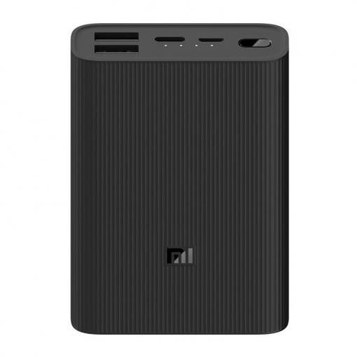 Xiaomi Mi Power Bank 3 Ultra Compact 10000mAh čierny usb-c - Power bank 10000 mAh