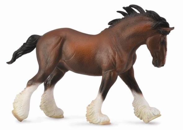 Collecta COLLECTA Clydesdalský kôň - hnedý