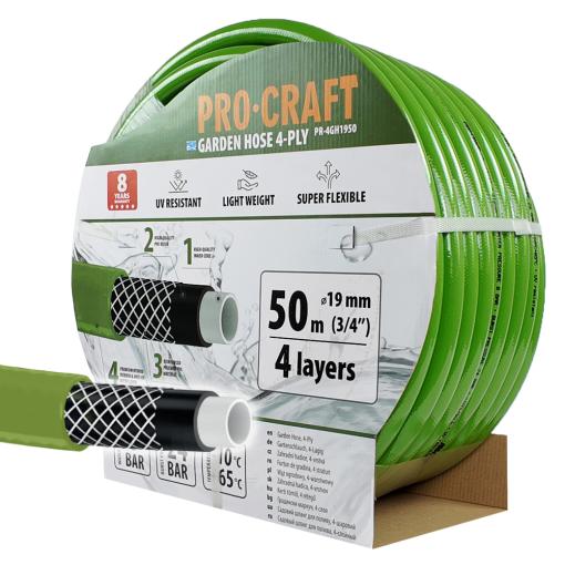 Procraft PR-4GH1950  + doručenie zadarmo  - Záhradná hadica, 4-vrstvová, 3/4" 50 m