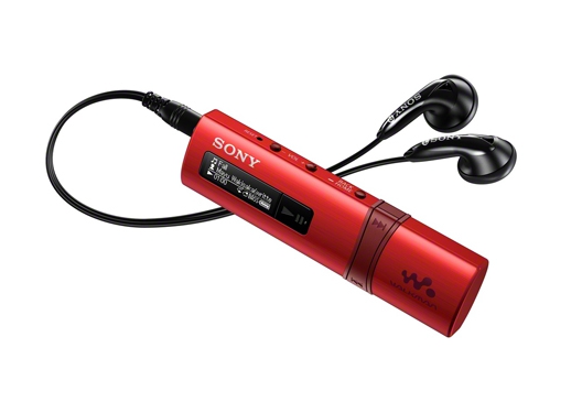 Sony NWZ-B183F červený vystavený kus - MP3 prehrávač s FM tunerom