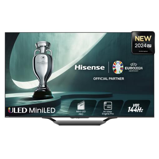 HISENSE 75U7NQ  + ANTIK TV na polroka ZADARMO + predĺžená záruka na 5 rokov - 4K Mini LED QLED TV