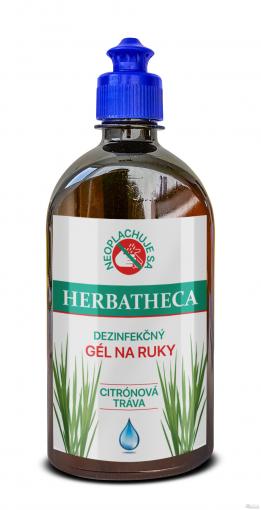 Herbatheca - Dezinfekčný gél na ruky Citrónová tráva 400ml