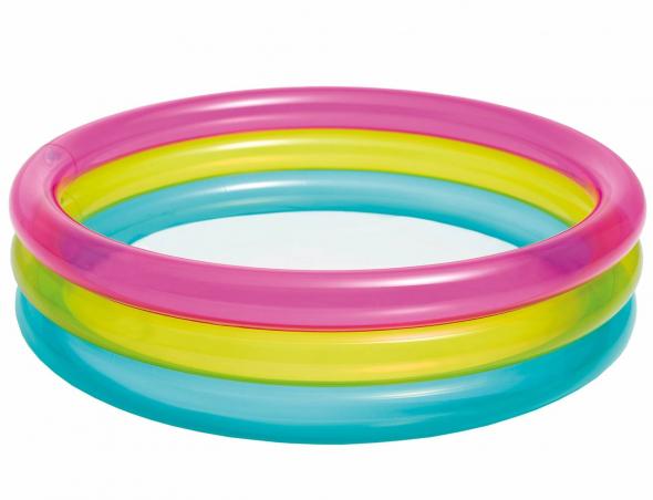 Intex Intex baby nafukovací bazén 86x25 cm trojfarebný 57104 - Nafukovací bazén