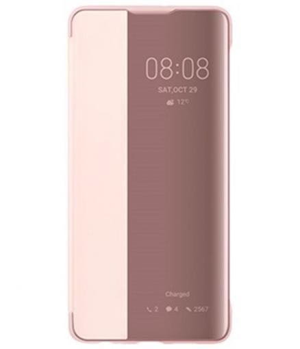 HUAWEI Smart View Flipové puzdro pre Huawei P30 Lite Pink - puzdro na Huawei P30 Lite