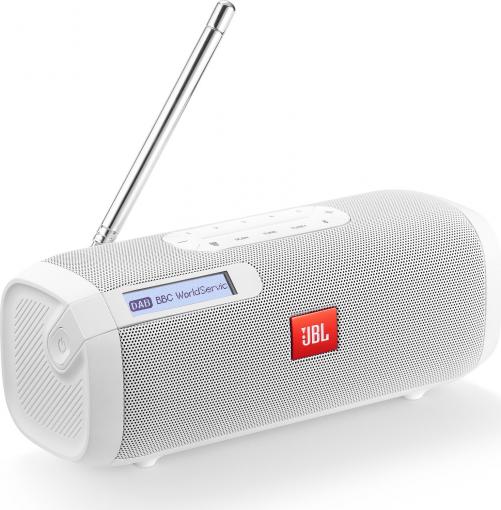 JBL Tuner biely - Bluetooth reproduktor s FM tunerom