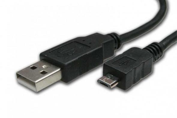 Emos USB kábel 2.0 A vidlica - mikro B vidlica 2m - Kábel MicroUSB 2m