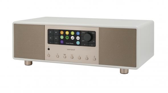 Sonoro Primus biely matný - Internetové rádio s DAB+, Bluetooth, Spotify