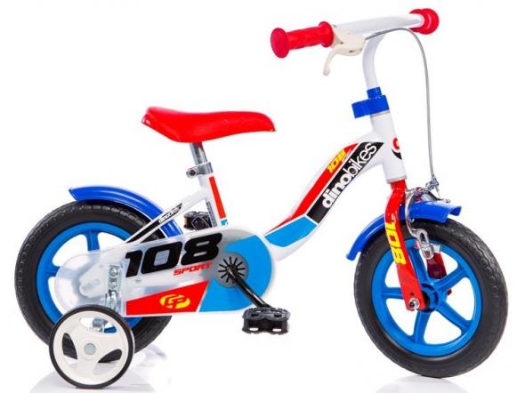 DINO Bikes DINO Bikes - Detský bicykel 10" 108FLB s prednou brzdou - Boy 2017 - Bicykel 10"