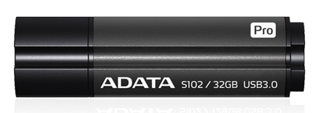 ADATA Superior S102 Pro 32GB sivý - USB 3.1 kľúč