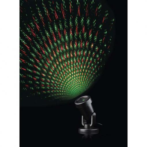Emos Laserový projektor s časovačom zelené a červené body - Vianočná dekorácia