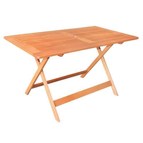 Strend Pro LQ LOMBORG - Stôl drevený 135x75x72cm (802239)