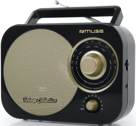 Muse M-055RB - Prenosný rádioprijímač "Vintage"