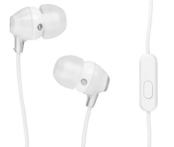 Sony MDR-EX15APW biele - Slúchadlá štuplové s mikrofónom