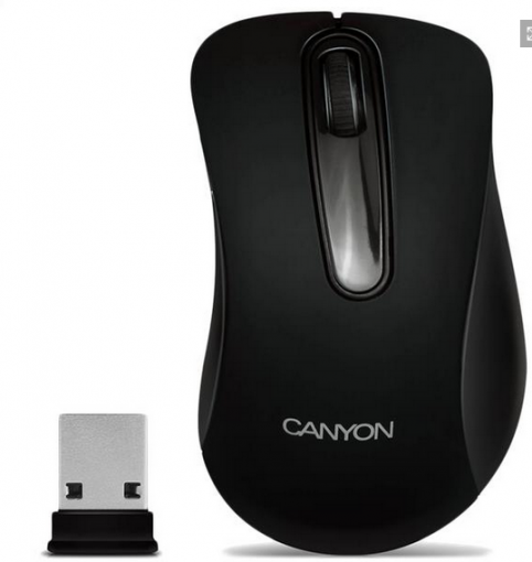 Canyon MW2 čierna - Wireless optická myš
