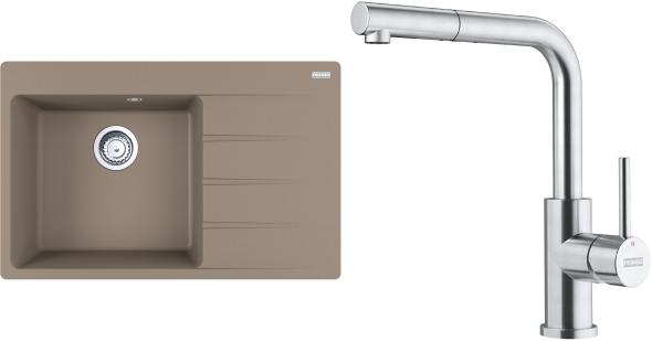 Franke SET G290 KA - Set drez CNG 611-78 TL/2 kašmír + batéria FC 6986.501