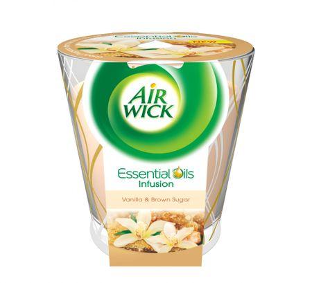 Air Wick Essential Oil Infusion DECO Vanilkové cukrovinky 105g - Sviečka