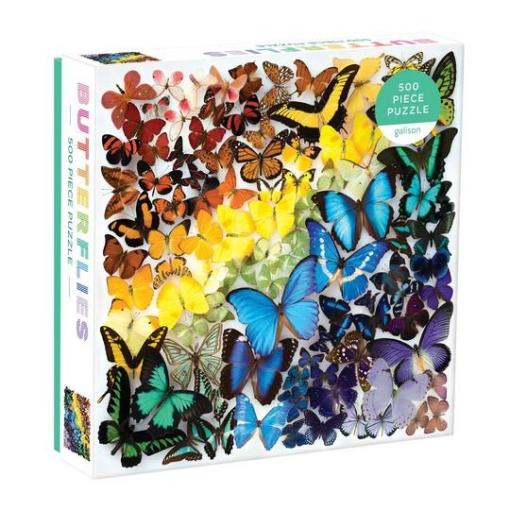Galison Puzzle Dúhoví motýle 500 dielikov - puzzle