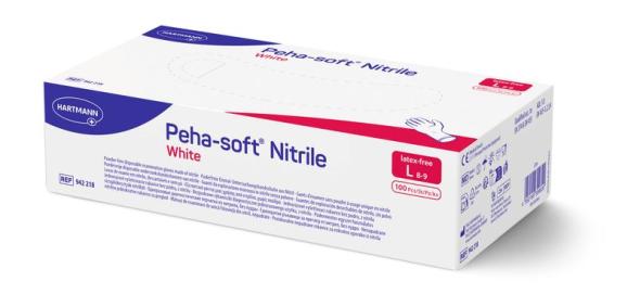 Hartmann - Rukavice Peha-soft nitrile, biele, L, bal. 100ks