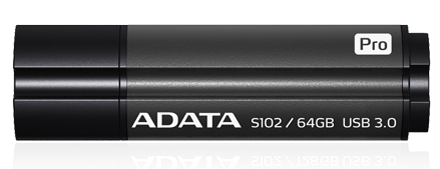 ADATA Superior S102 Pro 64GB sivý - USB 3.1 kľúč