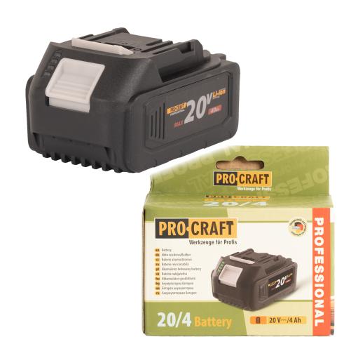 Procraft 20/4 - Akumulátor 20V Li-ion, 4000mAh