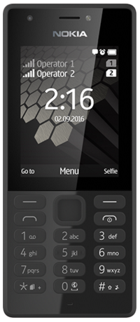 Nokia 216 Dual SIM čierny vystavený kus - Mobilný telefón
