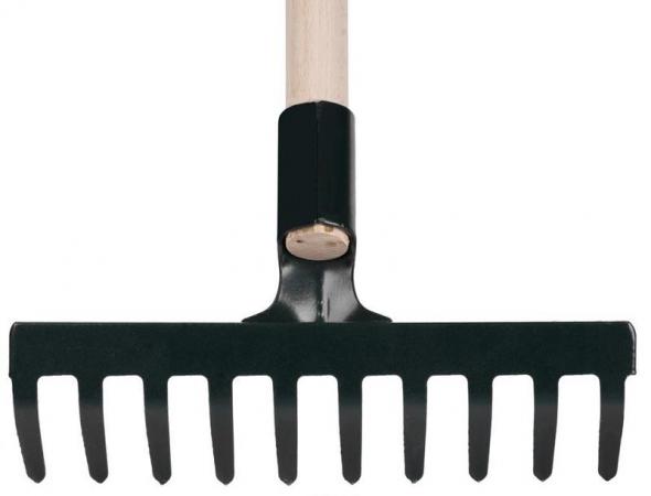 Strend Pro R105 - Hrable 10 zubé, záhradné s násadou 160 cm
