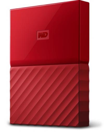 Western Digital My Passport 1TB červený - Externý pevný disk 2,5"