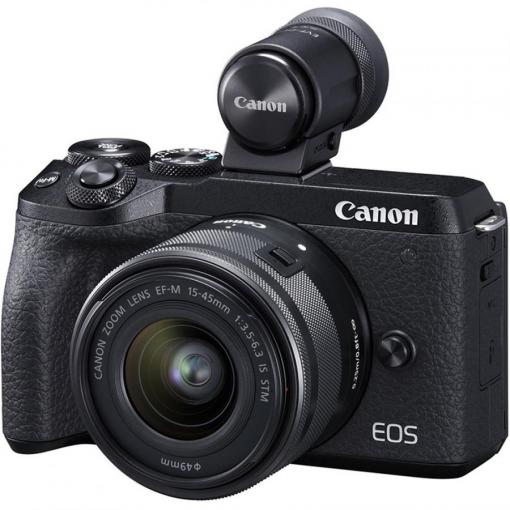 Canon EOS EOS M6 II + EF-M15-45mm f/3,5-6,3 IS STM +EVF-DC2 - Digitálny fotoaparát